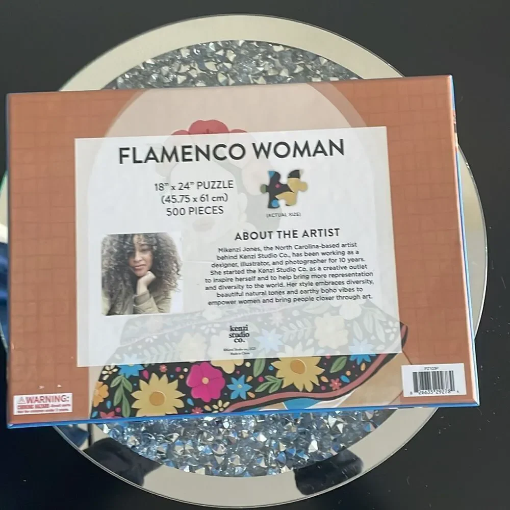Flamenco woman 💃 puzzle pieces 500 piece set Spanish heritage girls kids games